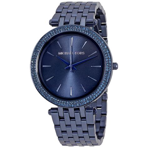 michael kors mens watch blue|Michael Kors darci blue.